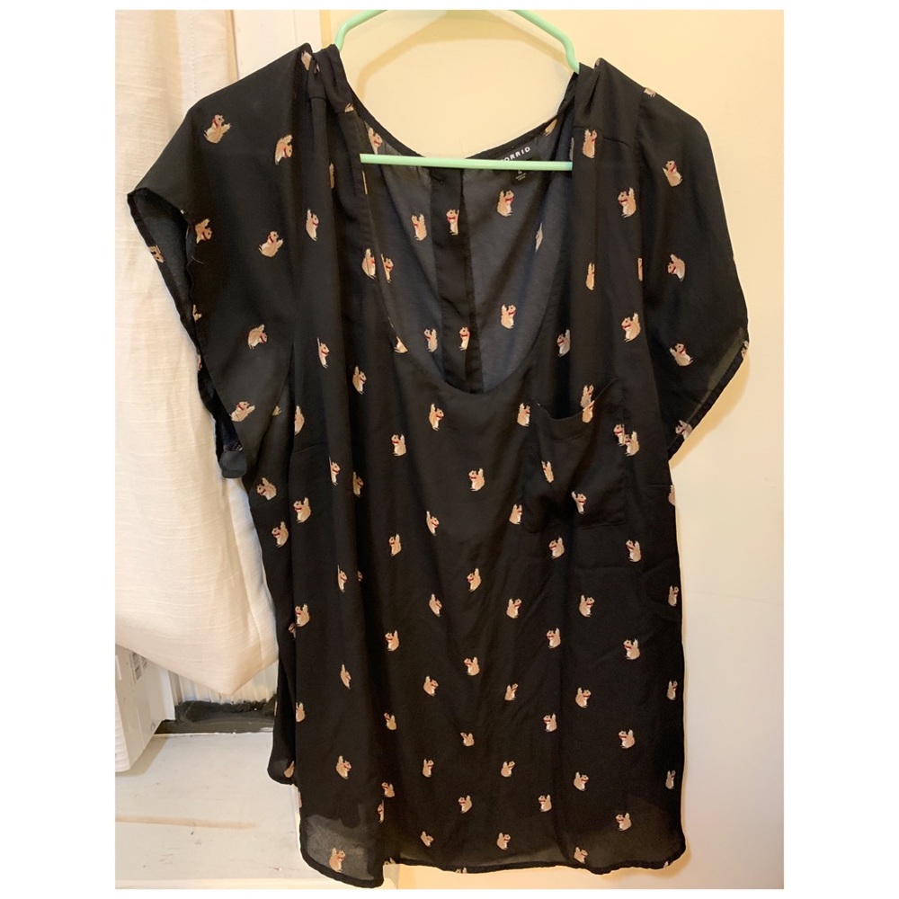 Torrid Squirrel With Bowties Shirt